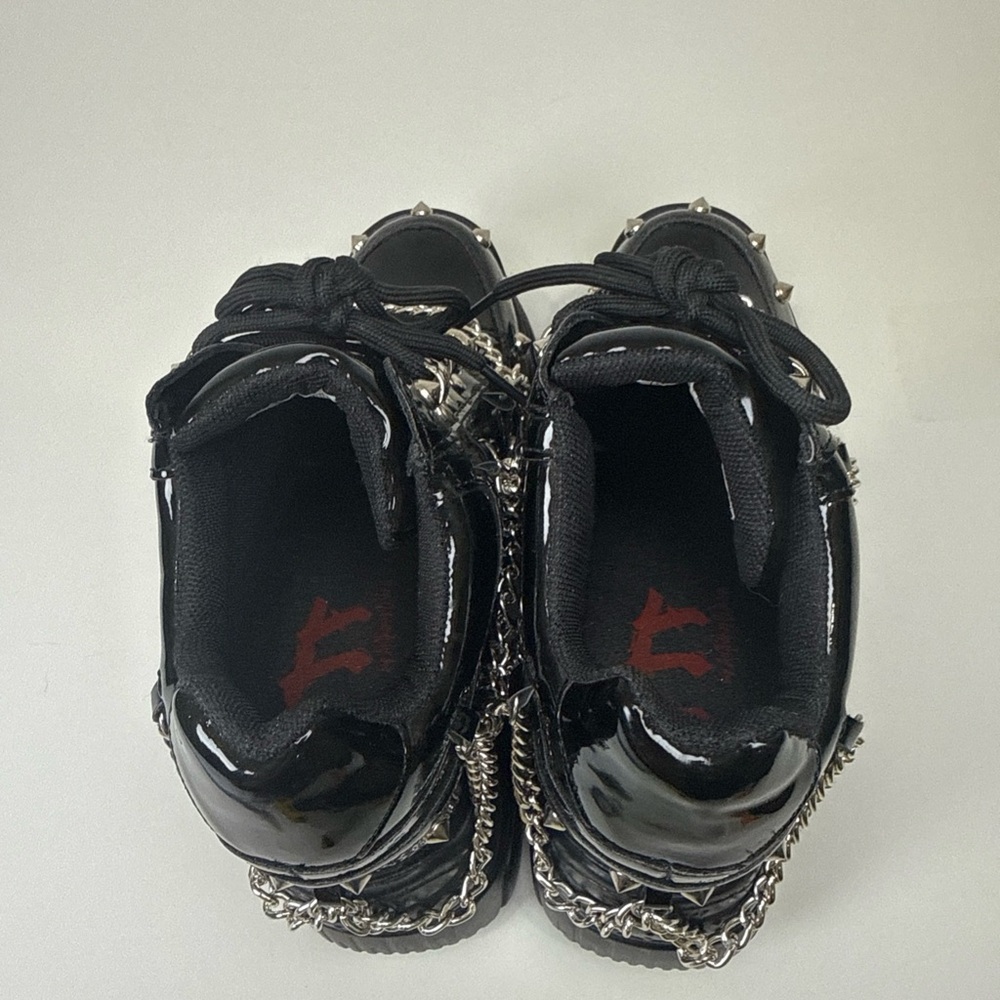 Anthony Wang Space Candy Chains Stud Platform SNEAKER Women Size 6 Punk Cosplay - Picture 9 of 10